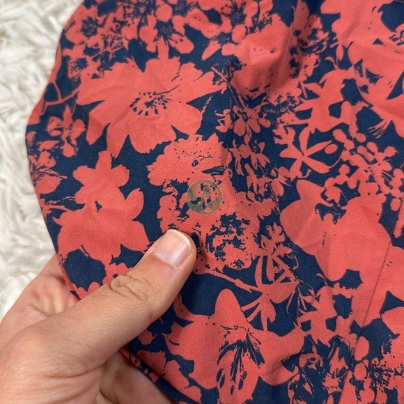 Lululemon Choose A Side Short *3" Onyx Blue / Efflorescent Dark Canyon - Picture 6 of 7